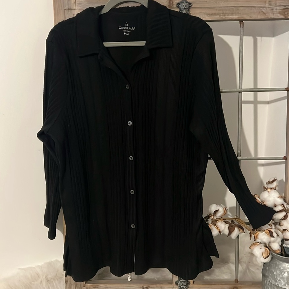 Cuddl Duds Button Down